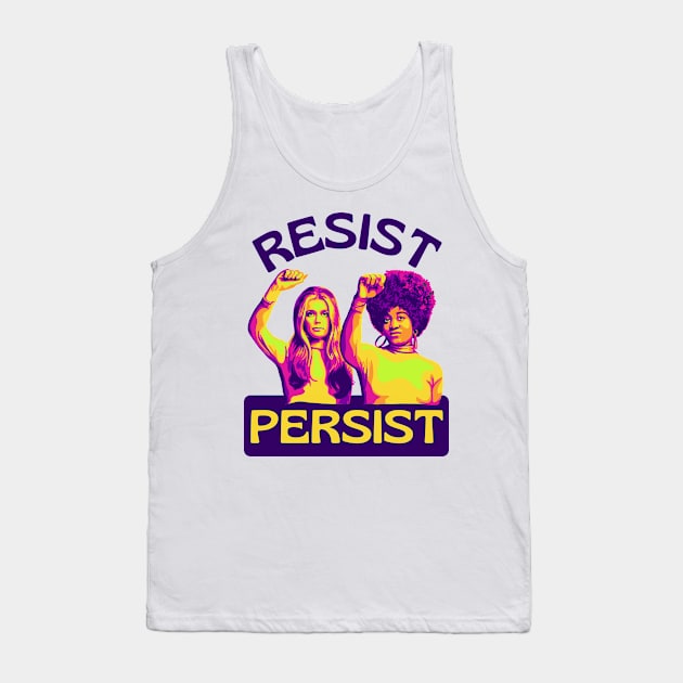 Gloria Steinem and Angela Davis Portrait Tank Top by Slightly Unhinged